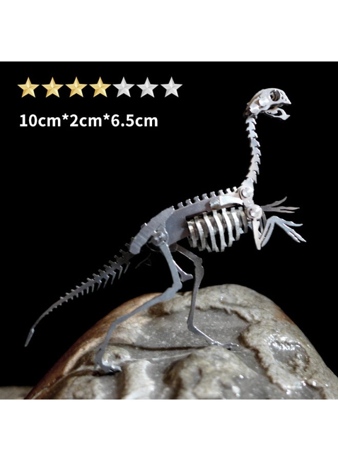 Steel Warcraft 3D Metal Jigsaw Puzzle Assembled Model Stall Adult Children Handmade DIY Gift Educational Toys-Color:【Egg Theft Dragon】 Diy/Finished Product Please Note - Image 1